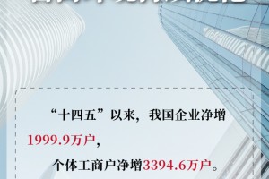 几组数据看我国营商环境向优而行