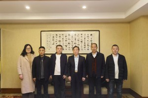 权工委林福才会长到第五工作部及会员企业检查指导工作