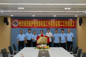 权工委林福才会长一行到第二工作部检查指导工作