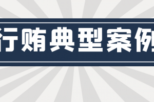 最高人民法院 最高人民检察院联合发布依法惩治行贿犯罪典型案例