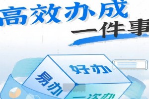 “一件事”牵引 “一张网”联动 “一盘棋”改革” 高效办成一件事” 服务效能大提升
