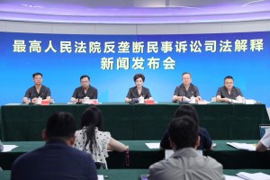 最高法发布新的反垄断民事诉讼司法解释